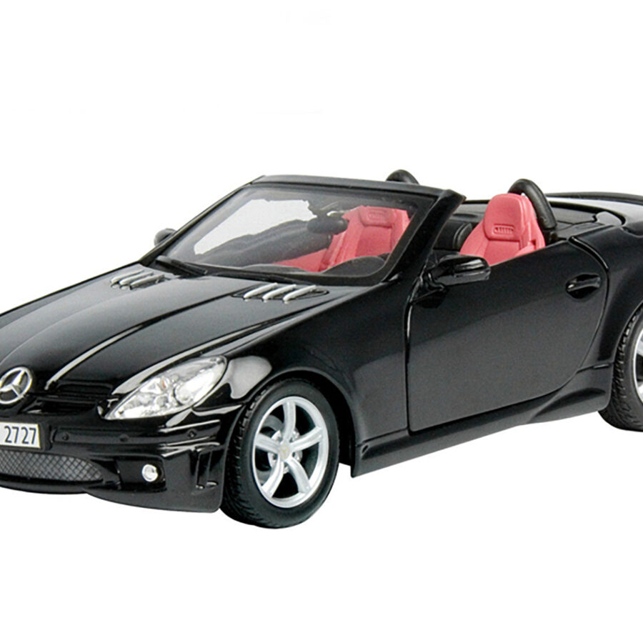 2005 Mercedes SLK55 AMG Black 1/18 Diecast Model Car by Motormax Automotive