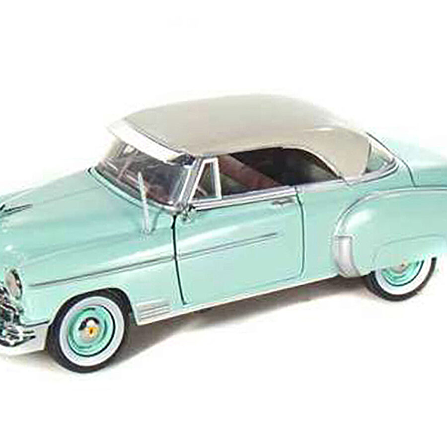 1950 Chevrolet Bel Air Green with Cream Top 1/24 Diecast Model Car by Motormax Automotive