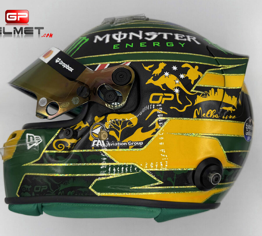 Oscar Piastri 2025 Melbourne GP F1 Helmet Mc Laren F1 F1 Collectibles