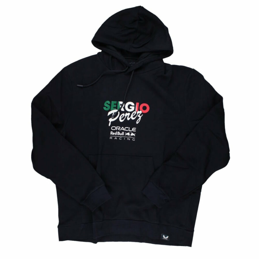 2025 Red Bull Racing Sergio Perez Flag OH Hoodie (Night Sky) - XXL Adults from the Red Bull Racing store collection.