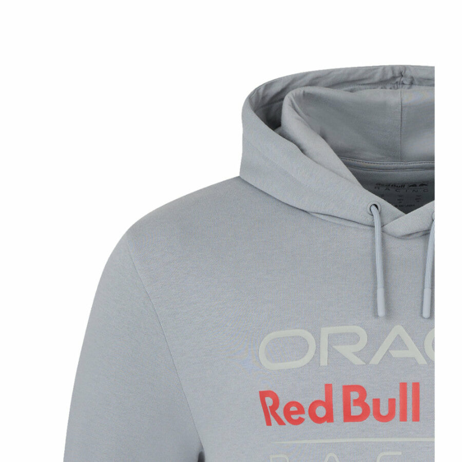 2025 Red Bull Racing Large Front Logo Hoodie (Grey) - Medium Adults from the Red Bull Racing store collection.
