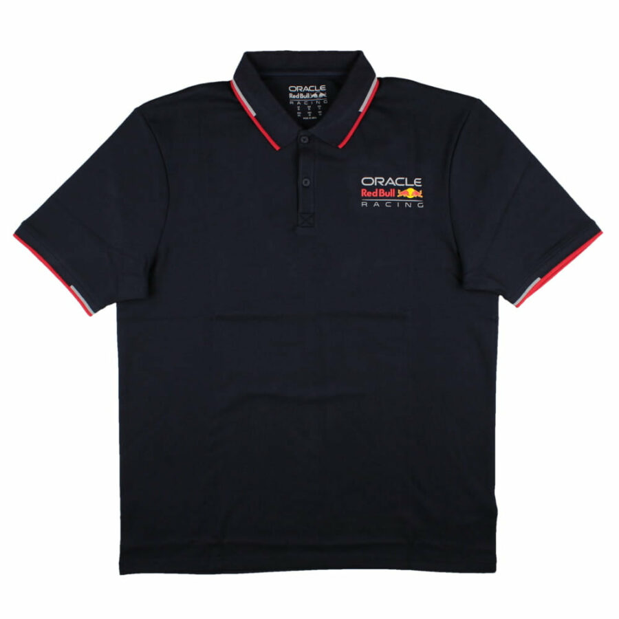 2025 Red Bull Racing Core Polo Full Colour Logo Shirt (Night Sky) - Medium Adults from the Formula 1 Memorabilia store collection.