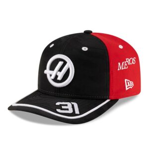2025 Haas F1 New Era Esteban Ocon 9SEVENTY Team Camo Cap - Black Haas F1 Team by XeroBlu