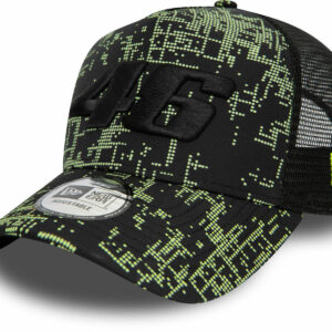 2024 Valentino Rossi VR46 Glitch Trucker Cap from the Sports Car Racing Caps store collection.