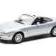 1991 Mazda MX-5 Convertible Silver Metallic 1/18 Diecast Model Car by Norev
