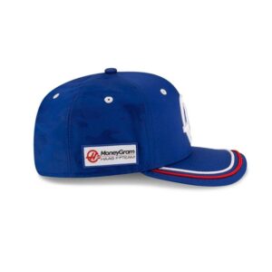 2025 MoneyGram Haas F1 Silverstone Race Special Blue 9SEVENTY Cap from the British GP - Silverstone Track Art store collection.
