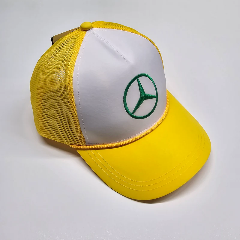 2024 Mercedes AMG Lewis Hamilton Special Edition Silverstone Cap - Yellow from the Sports Car Racing Caps store collection.