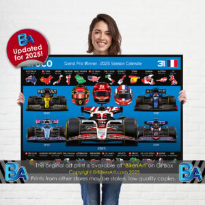 Esteban Ocon 2025 Haas Formula 1 Car. Very High Quality Illustration McLaren Automotive by Billeresque