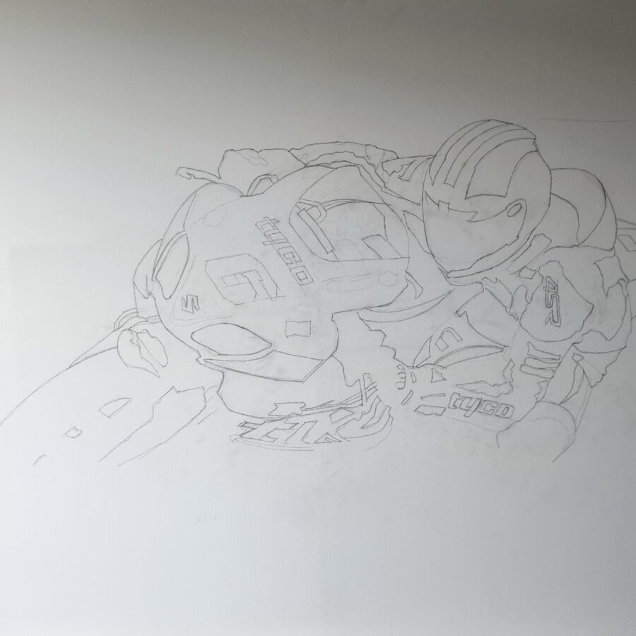 William Dunlop 'Style' Limited Edition Motorcycle Art PrintPrint MotoGP Art