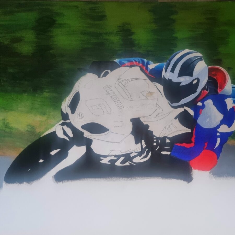William Dunlop 'Style' Limited Edition Motorcycle Art PrintPrint MotoGP Art