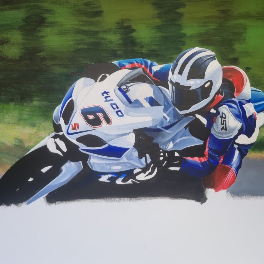 William Dunlop 'Style' Limited Edition Motorcycle Art PrintPrint MotoGP Art