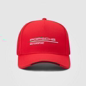 Porsche Motorsport Logo Red Cap from the Sports Car Racing Caps store collection.
