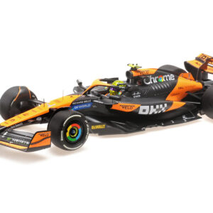 McLaren MCL38 #4 Lando Norris "OKX" Winner F1 Formula One "Miami GP" (2024) with Driver Limited Edition to 732 pieces Worldwide 1/18 Model Car by Minichamps from the Automotive store collection.