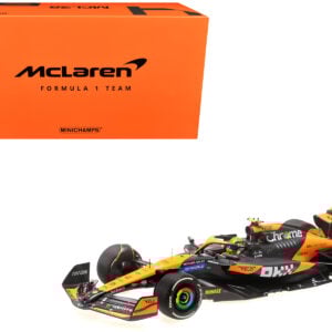 McLaren MCL38 #4 Lando Norris "OKX" Winner F1 Formula One "Miami GP" (2024) with Driver Limited Edition to 732 pieces Worldwide 1/18 Model Car by Minichamps from the Automotive store collection.