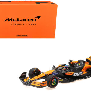 McLaren MCL38 #81 Oscar Piastri "OKX" F1 Formula One "Emilia Romagna GP" (2024) with Driver Limited Edition to 162 pieces Worldwide 1/18 Model Car by Minichamps from the Automotive store collection.