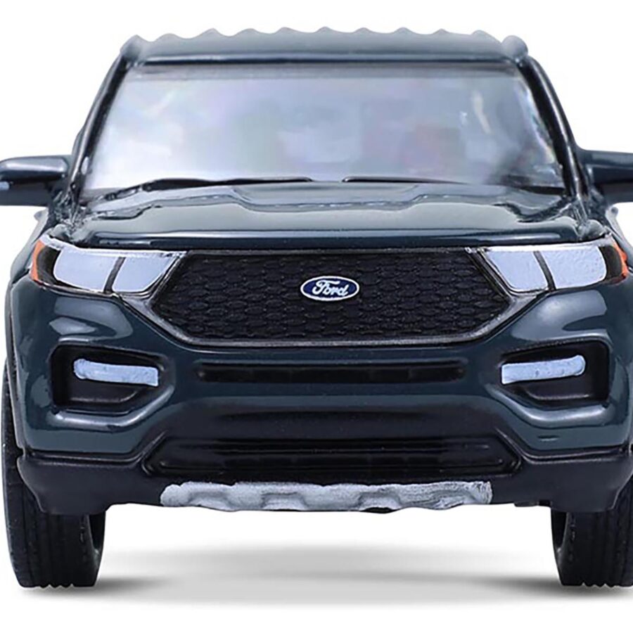2024 Ford Explorer Stone Blue "Showroom Floor" Series 7 1/64 Diecast Model Car by Greenlight Automotive