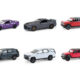 "Showroom Floor" Series 7 Set of 6 Cars 1/64 Diecast Model Cars by Greenlight