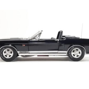 1968 Shelby GT500 KR Convertible Black with White Stripes Limited Edition to 480 pieces Worldwide 1/18 Diecast Model Car by ACME from the Sports Car Racing Gifts store collection.