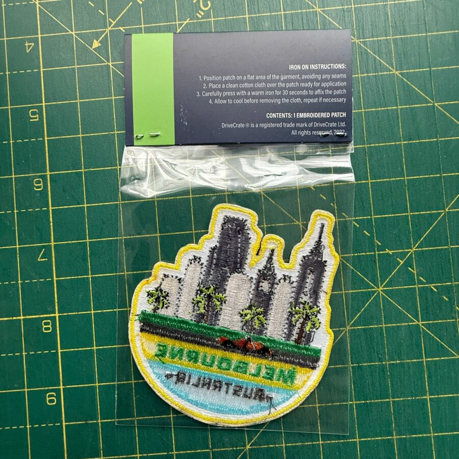 DriveCrate Original Melbourne Adventure Patch F1 Clothing
