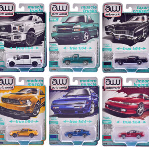 Auto World Premium 2025 Release 1 Set A of 6 pieces 1/64 Diecast Model Cars by Auto World  by Diecast Mania