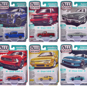 Auto World Premium 2025 Release 1 Set B of 6 pieces 1/64 Diecast Model Cars by Auto World  by Diecast Mania