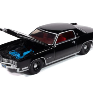 1967 Cadillac Eldorado Sable Black with Red Interior "Luxury Cruisers" Series 1/64 Diecast Model Car by Auto World  by Diecast Mania