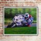 William Dunlop 'Style' Limited Edition Motorcycle Art PrintPrint
