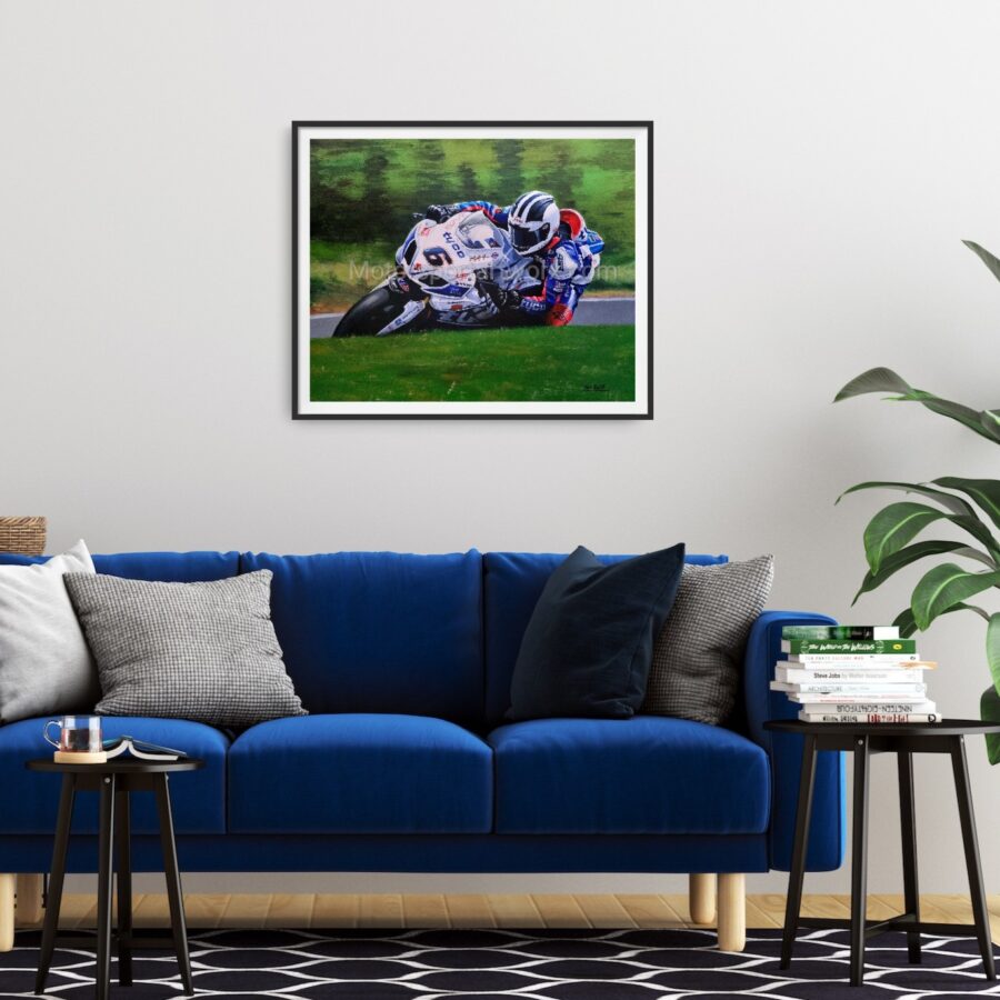 William Dunlop 'Style' Limited Edition Motorcycle Art PrintPrint MotoGP Art
