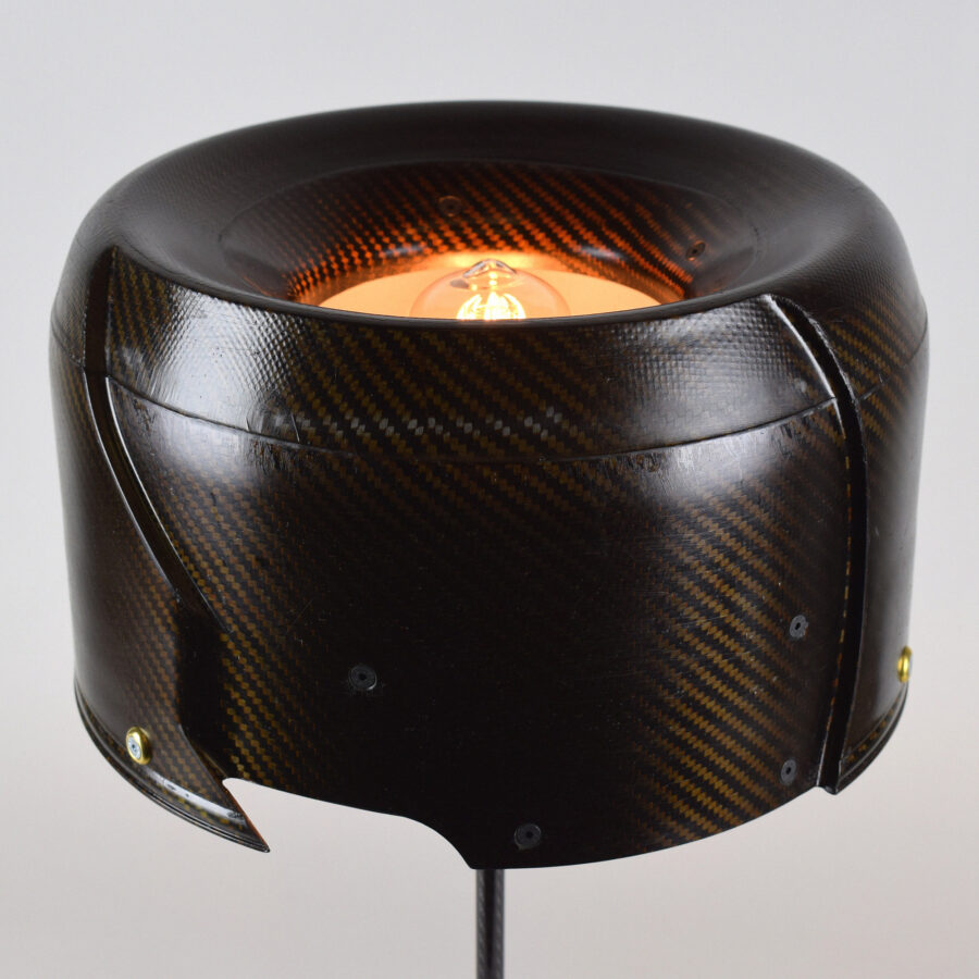 F1 Manor / Marussia Carbon Fibre Brake Cover Table Lamp #115 Formula 1 Memorabilia