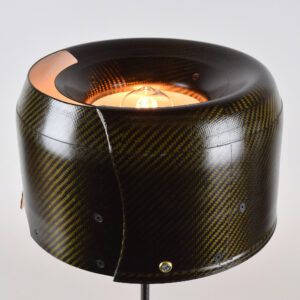 F1 Manor / Marussia Carbon Fibre Brake Cover Table Lamp #118 from the Sports Car Racing Accessories store collection.