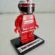 F1 Minifigure Kimi Raikkonen 2014 Ferrari formula 1 grand prix pilota driver minifigure F1 Minifigure Kimi Raikkonen 2014 Ferrari formula 1 grand prix pilota driver minifigure