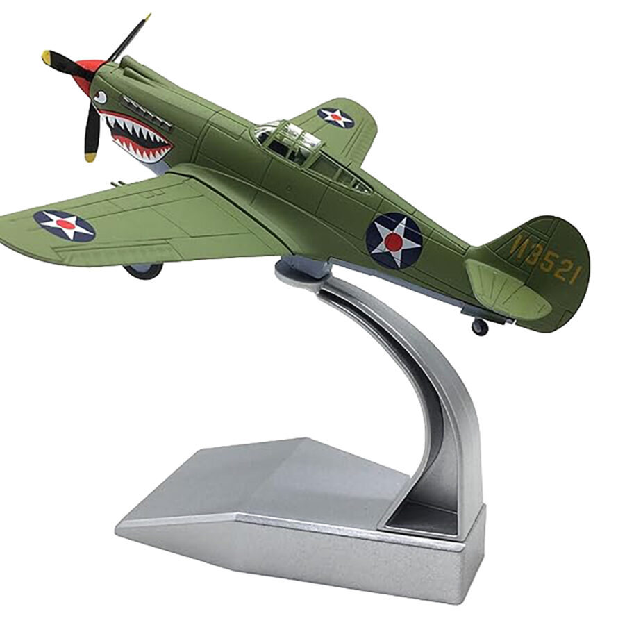 Curtiss P-40E Warhawk Fighter Aircraft "China-Burma-India Theater" (1942) United States Army Air Forces 1/72 Diecast Model Airplane from the Sports Car Racing Collectibles store collection.