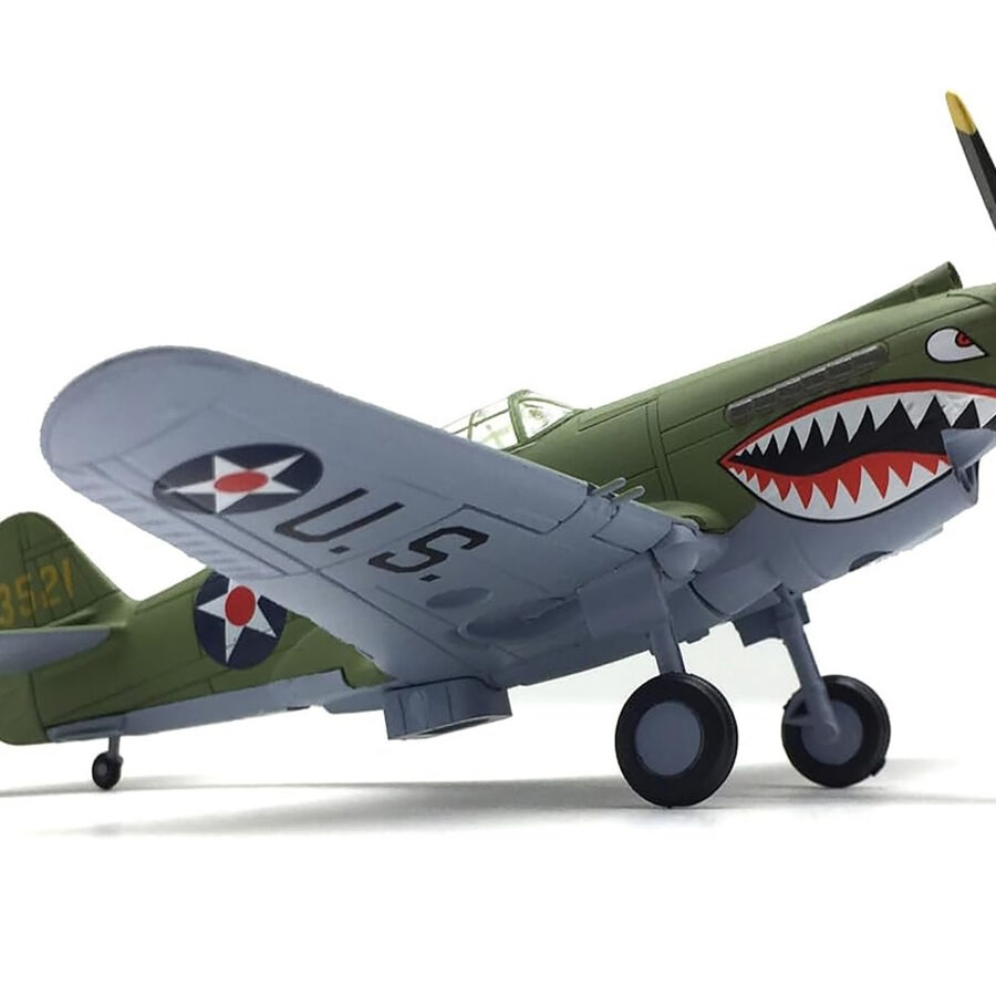 Curtiss P-40E Warhawk Fighter Aircraft "China-Burma-India Theater" (1942) United States Army Air Forces 1/72 Diecast Model Airplane Automotive