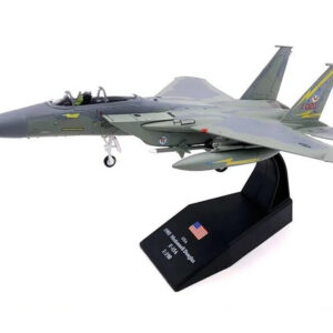 McDonnell Douglas F-15A Eagle Aircraft "Spittin Kittens 5th Fighter-Interceptor Squadron Tactical Air Command Minot AFB" (1985) United States Air Force 1/100 Diecast Model Airplane from the Sports Car Racing Collectibles store collection.