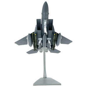 McDonnell Douglas F-15E Strike Eagle Aircraft "Lancers, 333rd Fighter Squadron 4th Fighter Wing 9th Air Force Air Combat Command Seymour Johnson Air Force Base" (2012) United States Air Force 1/100 Diecast Model Airplane from the Sports Car Racing Collectibles store collection.