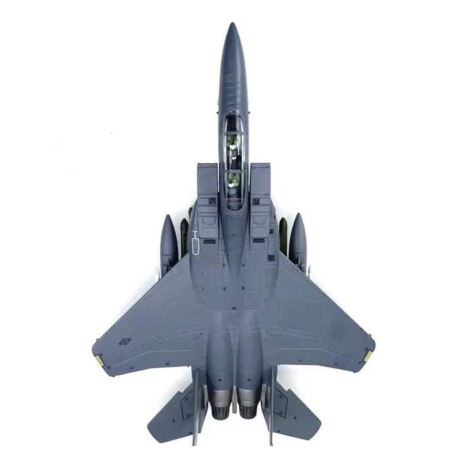 McDonnell Douglas F-15E Strike Eagle Aircraft "492nd Fighter Squadron 48th Fighter Wing RAF Lakenheath England" (2020) United States Air Force Europe 1/100 Diecast Model Airplane from the Sports Car Racing Collectibles store collection.
