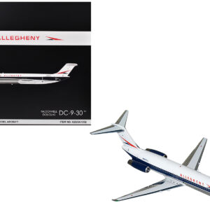 McDonnell Douglas DC-9-30 Commercial Aircraft "Allegheny Airlines" (N967VJ) White with Blue Stripes "Gemini 200" Series 1/200 Diecast Model Airplane by GeminiJets  by Diecast Mania