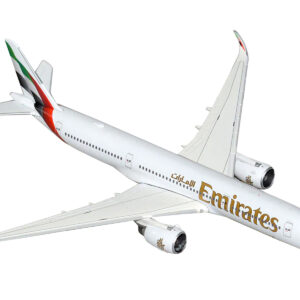 Airbus A350-900 Commercial Aircraft "Emirates Airlines" (A6-EXB) White with Tail Graphics 1/400 Diecast Model Airplane by GeminiJets from the Sports Car Racing Model Cars store collection.