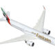 Airbus A350-900 Commercial Aircraft "Emirates Airlines" (A6-EXB) White with Tail Graphics 1/400 Diecast Model Airplane by GeminiJets Airbus A350-900 Commercial Aircraft "Emirates Airlines" (A6-EXB) White with Tail Graphics 1/400 Diecast Model Airplane by GeminiJets