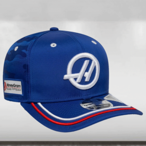 2025 MoneyGram Haas F1 Silverstone Race Special Blue 9SEVENTY Cap from the British GP - Silverstone Track Art store collection.