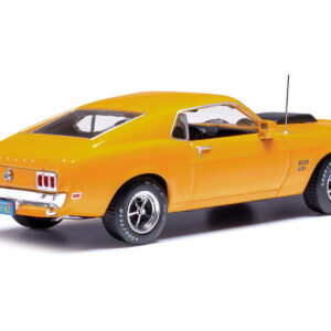 1970 Ford Mustang Boss 429 Bright Yellow with Black Hood Scoop 1/43 Diecast Model Car by IXO Models from the Sports Car Racing Collectibles store collection.