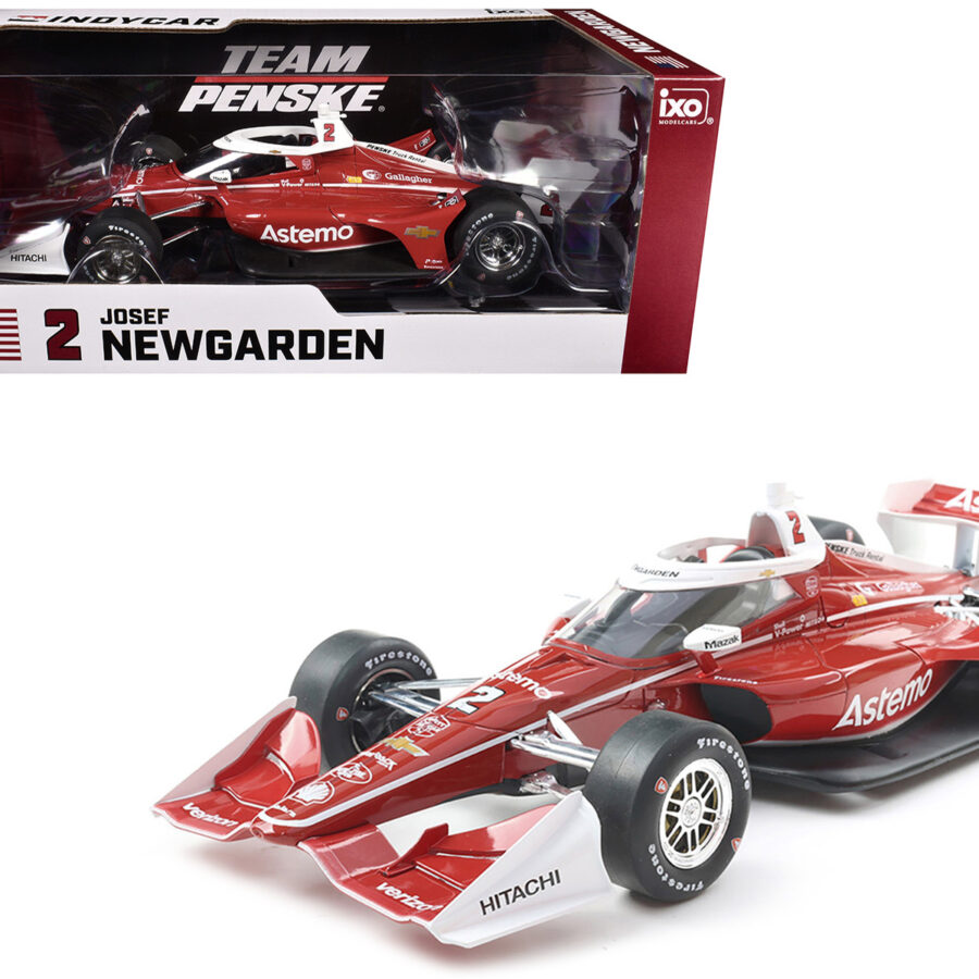 Dallara IndyCar #2 Josef Newgarden "Astemo" Team Penske (Road Course Configuration) "NTT IndyCar Series" (2025) 1/18 Diecast Model Car by IXO Models Automotive