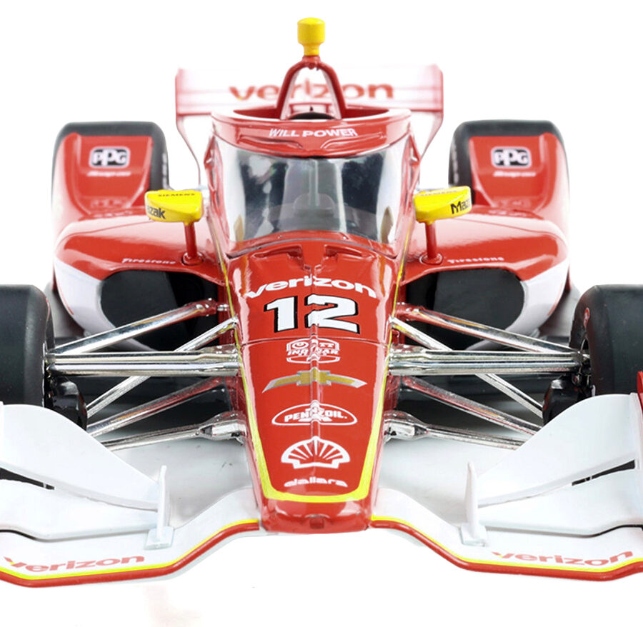 Dallara IndyCar #12 Will Power "Verizon" Team Penske (Road Course Configuration) "NTT IndyCar Series" (2025) 1/18 Diecast Model Car by IXO Models Automotive