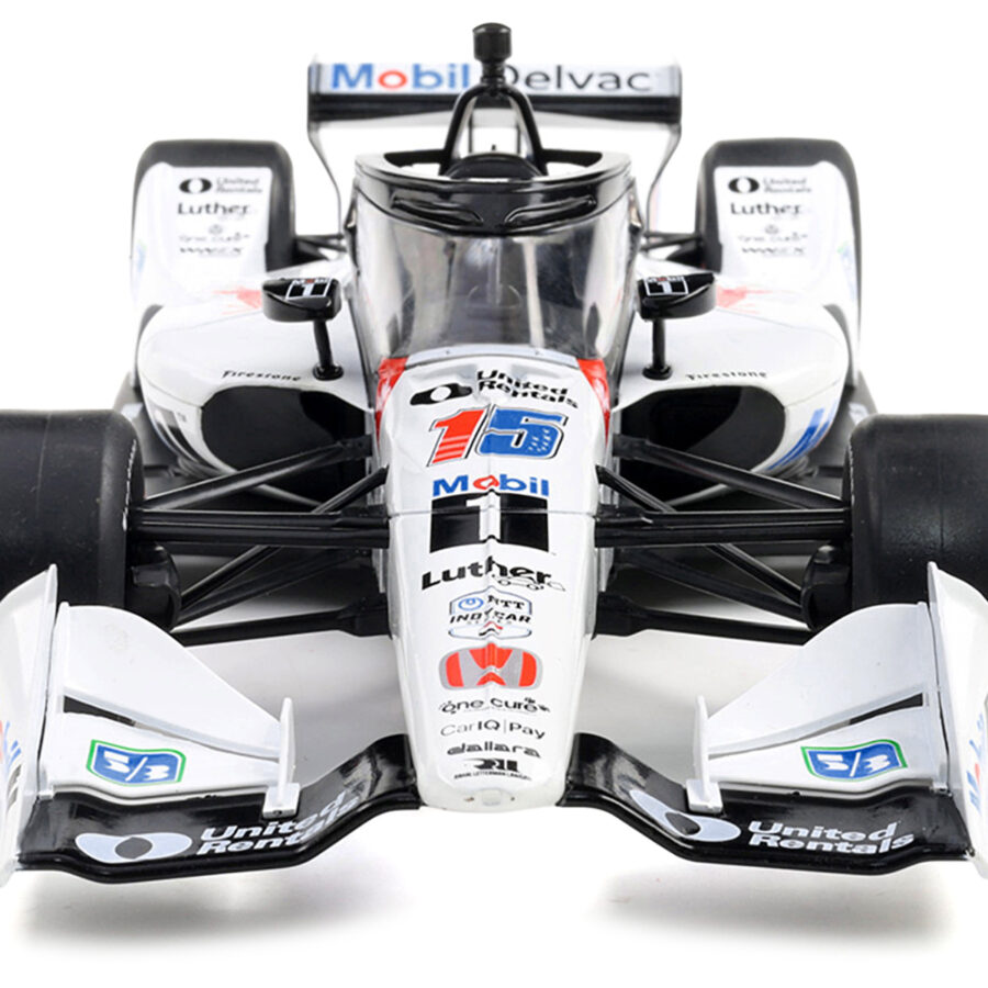 Dallara IndyCar #15 Graham Rahal "Mobil 1" Rahal Letterman Lanigan Racing (Road Course Configuration) "NTT IndyCar Series" (2025) 1/18 Diecast Model Car by IXO Models Automotive