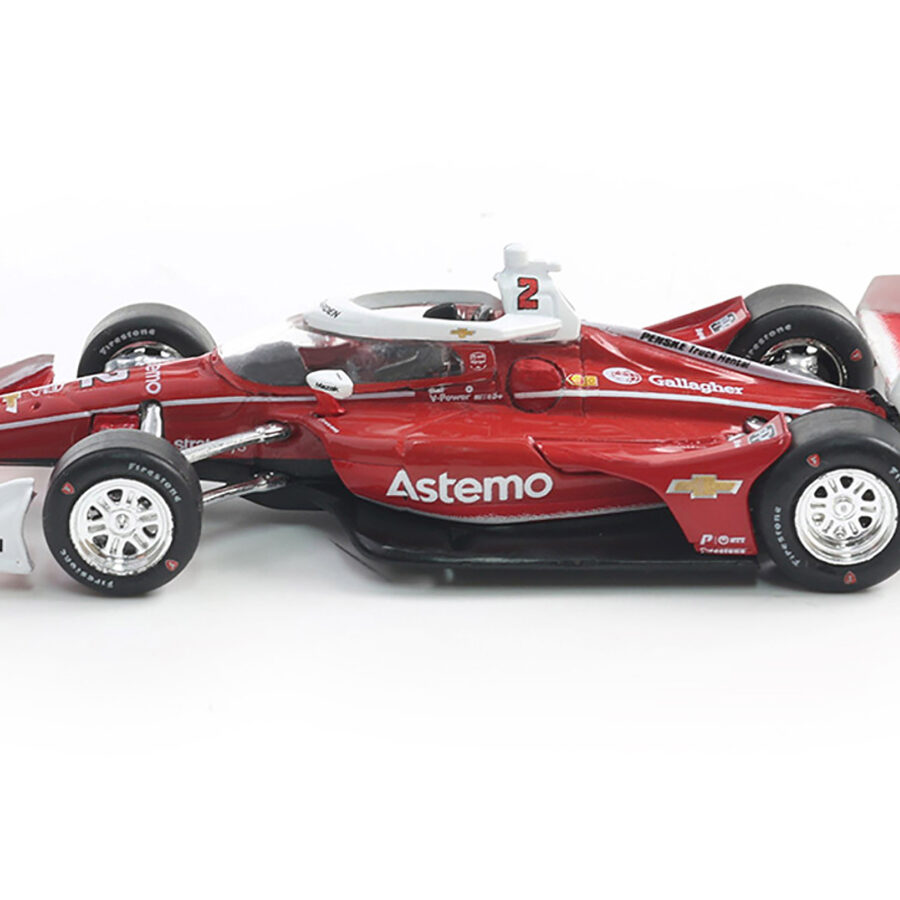 Dallara IndyCar #2 Josef Newgarden "Astemo" Team Penske (Road Course Configuration) "NTT IndyCar Series" (2025) 1/64 Diecast Model Car by IXO Models Automotive