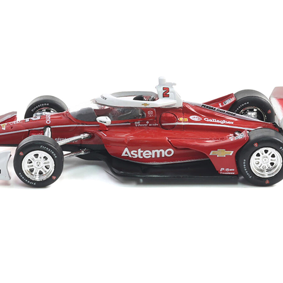 Dallara IndyCar #2 Josef Newgarden "Astemo" Team Penske (Road Course Configuration) "NTT IndyCar Series" (2025) 1/64 Diecast Model Car by IXO Models Automotive