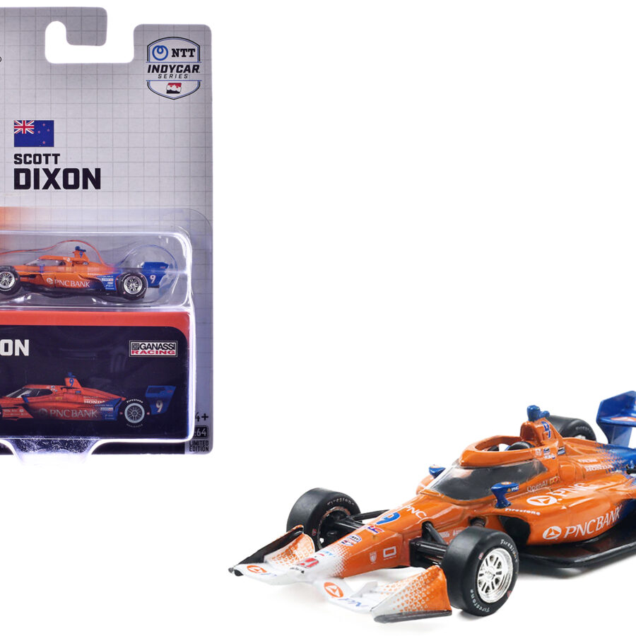 Dallara IndyCar #9 Scott Dixon "PNC Bank" Chip Ganassi Racing (Road Course Configuration) "NTT IndyCar Series" (2025) 1/64 Diecast Model Car by IXO Models Automotive