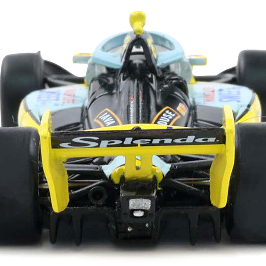 Dallara IndyCar #21 Christian Rasmussen "Splenda" Ed Carpenter Racing (Road Course Configuration) "NTT IndyCar Series" (2025) 1/64 Diecast Model Car by IXO Models Automotive