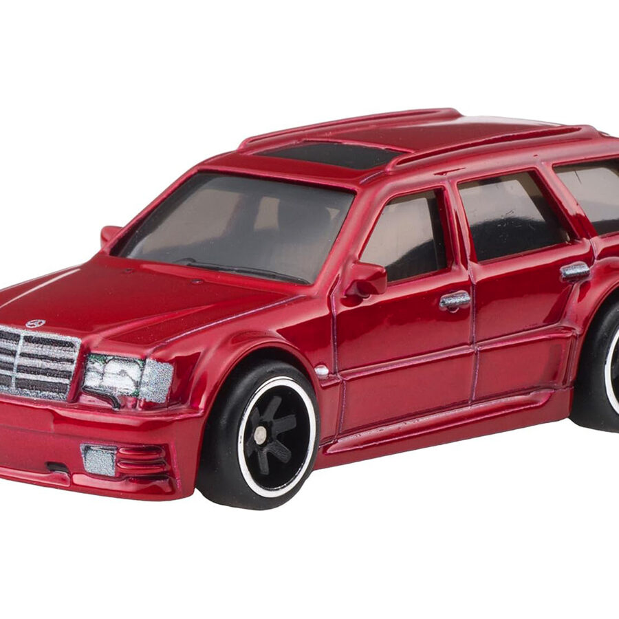 Mercedes-Benz E 36 AMG Red Metallic "Fast Wagons" Series Diecast Model Car by Hot Wheels Automotive