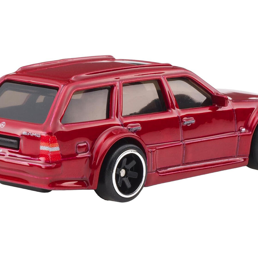 Mercedes-Benz E 36 AMG Red Metallic "Fast Wagons" Series Diecast Model Car by Hot Wheels Automotive